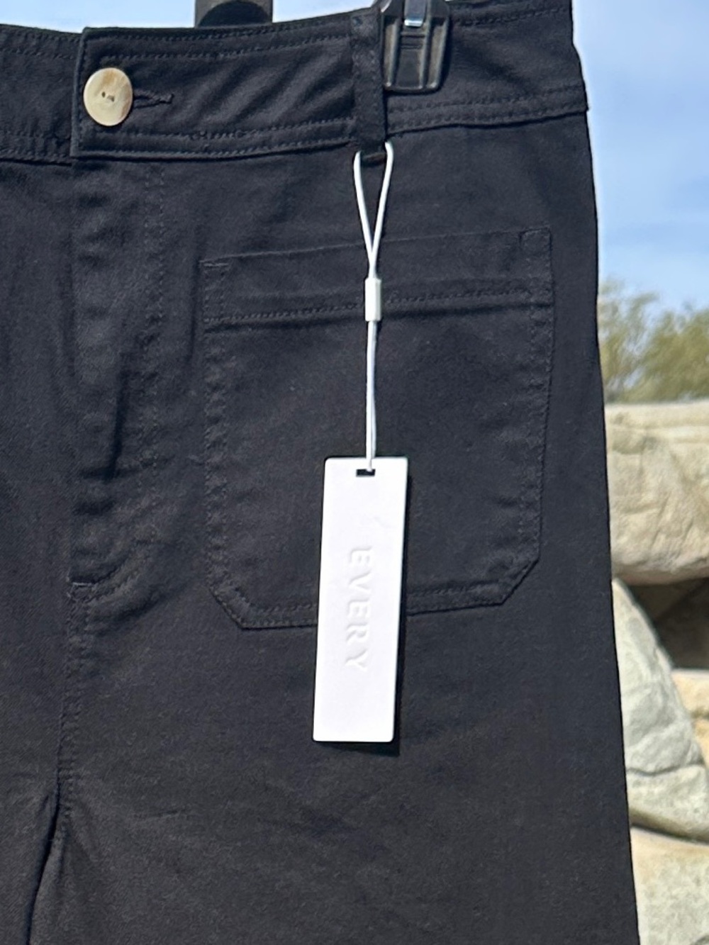 Everly Black High-Rise Wide Leg Pants